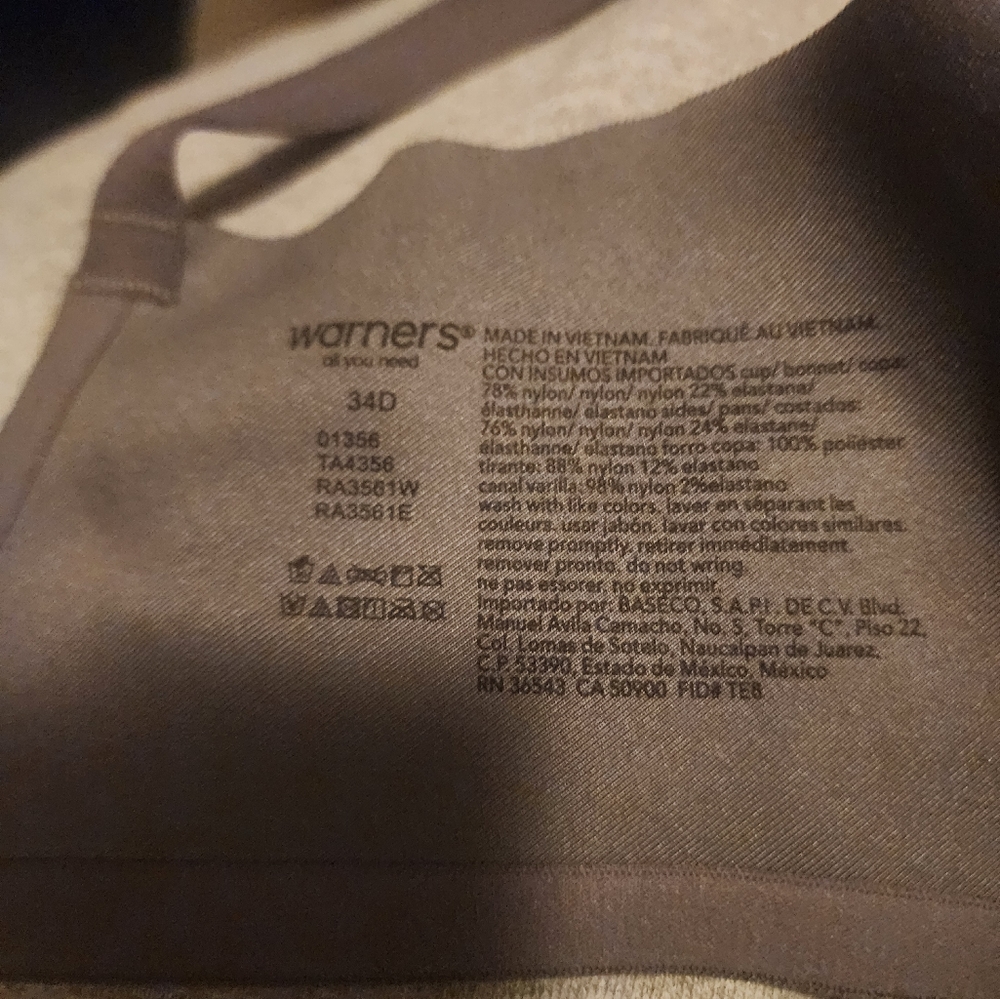 Warners bra